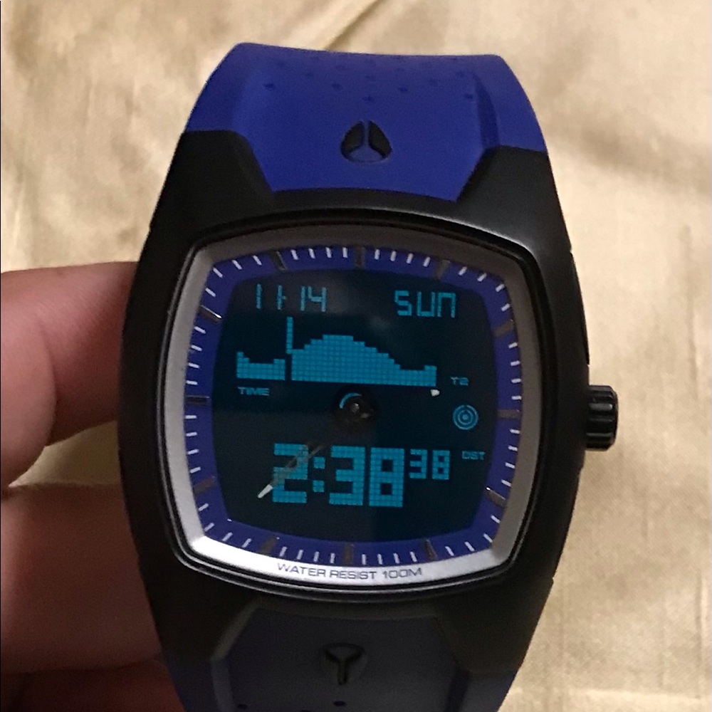 Nixon SuperHero Blue band